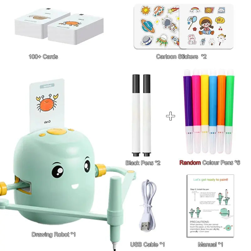 Smart Drawing Robot Intelligent Painting Robot Kids Drawing Toys For Children Birthday Gifts For Girls Early Educational Toys Wonder Baby ™